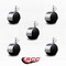 Service Caster 2'' Floor Safe Chrome Hooded Twin Wheel Caster 3/8 Threaded Stem, 5PK SCC-TS02S50D-NYU-BC-382458-5 - alternate 4